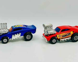 (2) 1972 Big Banger & Pi-Eyed Piper MATCHBOX Lesney Superfast