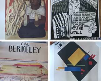 (5) Artistic Posters A: Northland Poster Collective, Cal Berkeley & Diego Rivera