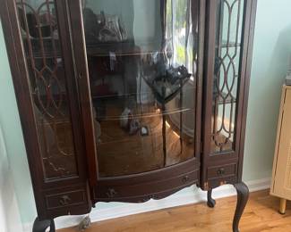 Large curio cabinet