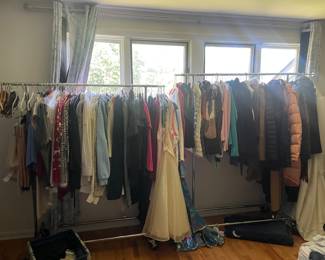 Huge amount of women’s and men’s clothes