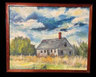 House in Maine art work