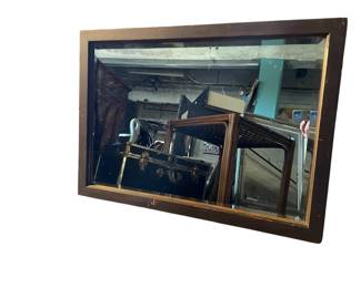 Vintage beveled mirror 