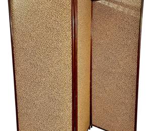 Room divider newly upholstered & reversible