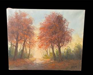 Original signed work on canvas