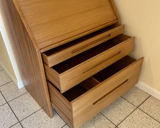 Teack Danish Modern Secretary