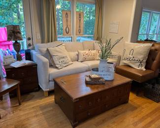Pottery Barn 'Apothecary' table from the 'Friends' (TV show) collection 