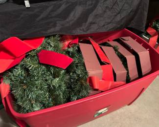 a lot of wreaths!