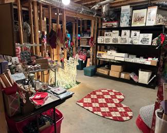 a lot of holiday decor!