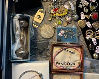 Pandora bracelets and charms