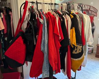 a lot of UGA gear