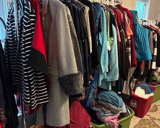 a lot of fall clothes!