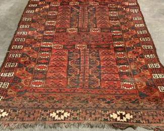 Vintage Hand Woven Wool Afghan Wool Tribal Rug