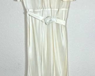 Vintage Satin Wedding Dress