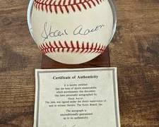 Hank Aaron Vintage Autographed Baseball with COA
