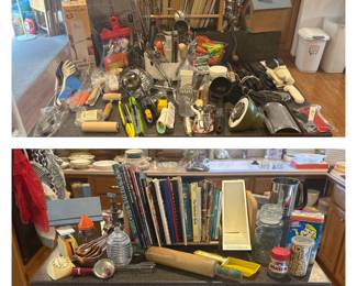 Kitchen Gadgets; Cookbooks; Recipe Boxes; Rolling Pin; Pampered Chef Items