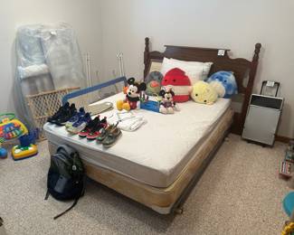 Full Size Bed; Baby Bed; Squishmellows; Boys Shoes