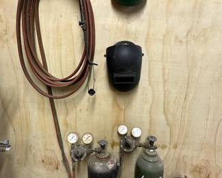Welding Tanks, Helmets and Hoses