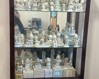 Lighted Display/ Curio Cabinet; Precious moments
