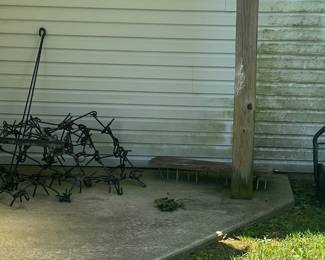 Yard Aerator Rake; Yard Roller