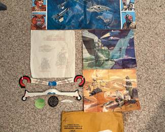 1978 General Mills Battlestar Galactics Space Station Kit- incomplete