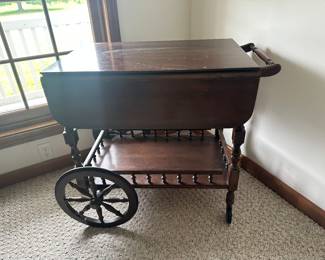 Wooden Tea Cart