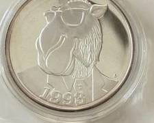 Vintage 1993 "Joe Camel" 1 Ounce .999 Fine Silver Round