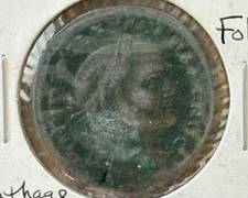 Ancient Bronze Rome Follis Diocletian AD 284-305 Carthage Mint