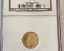 2004 1/10 Ounce American Gold Eagle Graded NGC MS69 Near Perfect Gem Uncirculated Condition