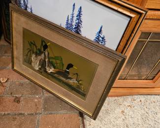 Framed Duck Artwork