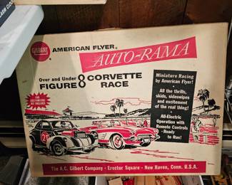 American Flyer Auto-rama Figure 8 Corvette Race