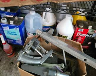 Painting supplies and chemicals