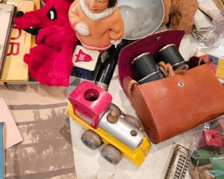 Vintage Toys, Hand Puppet, Harmonica