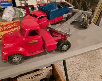 Tonka Truck with Trailer, Toys