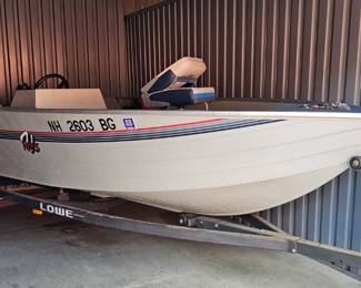 Fishing Boat with 25HP Yamaha Outboard Motor and Trailer