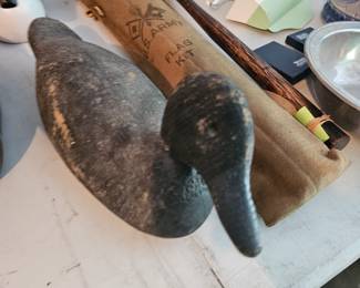 Wooden Duck Decoy, US Army Flag Kit