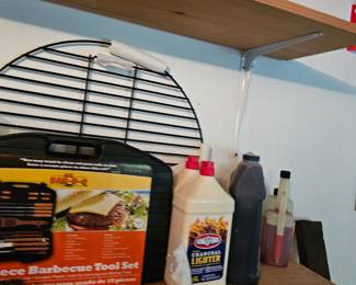 Barbecue Tool Set, Lighter Fluid