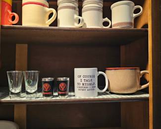 Coffee Mugs, Shot Glassess