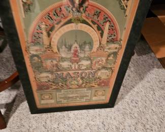 Bricklayer Framed Artwork - Mason