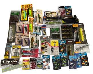 Vintage and Antique Fishing Lures & Tackle Boxes