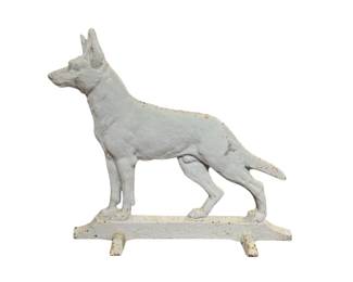 Cast Iron Dog Door Stop