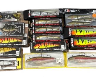 Vintage and Antique Fishing Lures & Tackle Boxes