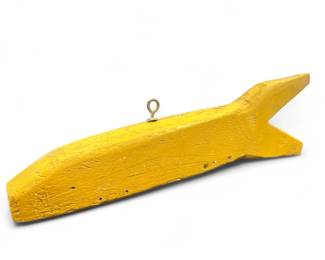 Vintage Folk Art Fishing Lure Sign