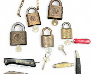 Vintage & Antique Tools, Locks, Pocketknives