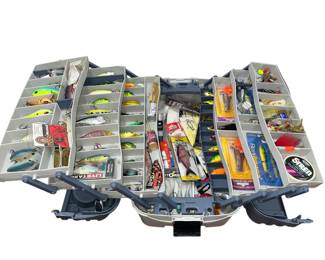 Vintage and Antique Fishing Lures & Tackle Boxes