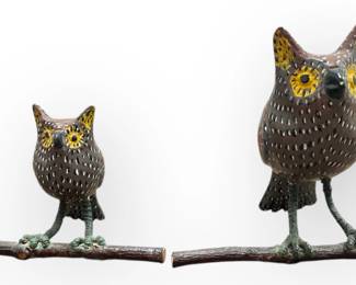 Painted Polish Folk Art Birds