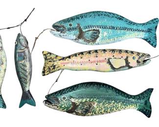 Folk Art Fish Trade Signs