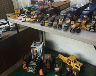 Vintage trucks and cars