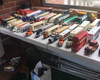 Vintage Trucks 
McDonalds
Racing trucks
Hess trucks