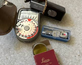 Leica MC Light Meter Exposure, Weston Master V Universal Exposure Meter, Kopil Camera Self Timer
