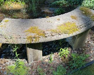 Outdoor Concrete Bench